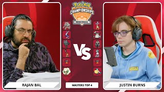 Rajan Bal VS Justin Burns  Pokémon VGC  Indianapolis Regional 2024👉 Day 2 Top 4 [upl. by Roselani]