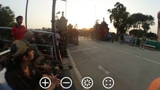 360 Degree View Alia Bhatt Enjoys Beating Retreat Ceremony at Wagah [upl. by Oibaf724]