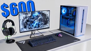 600 FULL PC Gaming Setup Guide With Upgrade Options [upl. by Elgna]