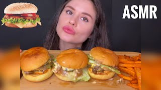 ASMR BURGER FRIES amp BROWNIE MUKBANG No Talking ASMR EATING SOUNDS  Zulfia ASMR 먹방 shorts [upl. by Trela139]