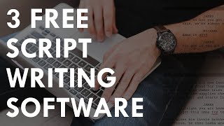 3 Free Script Writing Software  PC Mac Android IOS [upl. by Mirabella161]