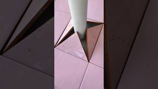 how to install floor tiles that block pipes [upl. by Voccola485]