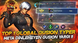 TOP 1 GLOBAL GUSION TYPER  META DİNLEMEYEN GUSION YARGI [upl. by Yemirej]