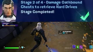 Damage oathbound Chests to retrieve Hard Drives Fortnite [upl. by Anuaf]