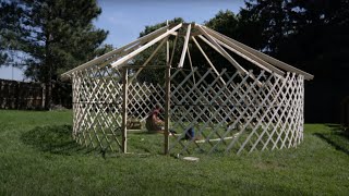 Yurt Setup Timelapse [upl. by Harrell990]