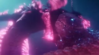 Godzilla vs Tiamat Full Fight HD  Godzilla X Kong The New Empire [upl. by Tarabar]