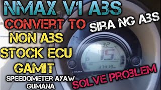 nmax abs convert to non abs stock ECU lang ginamit solve problem [upl. by Nitsirk309]