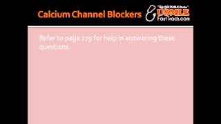 Calcium Channel Blockers  Nifedipine Verapamil Diltiazem amp Amlodipine [upl. by Elohcin]