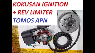 Kokusan ignition  rev limiter on Tomos APN [upl. by Eitirahc495]