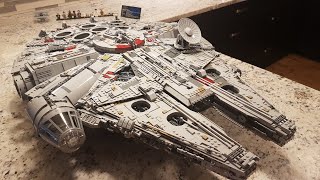 LEGO Star Wars UCS Millennium Falcon TimeLapse Speed Build amp Review 75192 [upl. by Bock725]