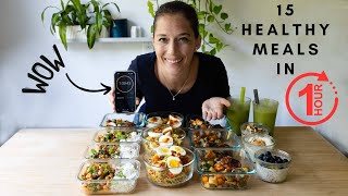 15 Healthy Meals In 1 Hour [upl. by Mara]