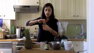 Raw Food Recipes  Pineapple Icebox Dessert  Quick amp Easy [upl. by Marshal875]