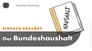 Einfach erklärt Der Bundeshaushalt [upl. by Brett]