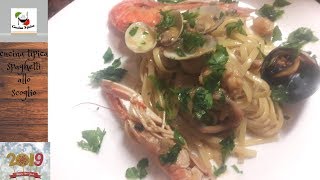 come fare linguine allo scoglio ricetta cucinatipica [upl. by Binnings]