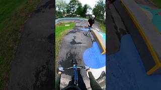 Rate this colorful pump track 😍 mtb pumptrack dirtjumper mtblife anatolybrv quot [upl. by Eceinart]