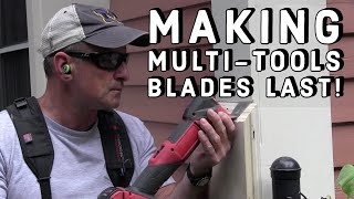 Making Multi Tool blades last longer [upl. by Maxma683]