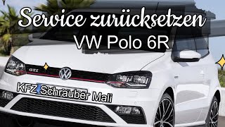 Service zurücksetzen VW Polo 6R Reset service VW Polo 6R [upl. by Sibby970]