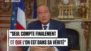 Quand Jacques Chirac rendait un vibrant hommage à François Mitterrand [upl. by Aelyak]