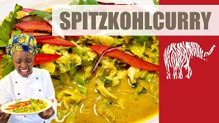 Kabichi Curry  SpitzkohlCurryGemüse vegan [upl. by Edelsten959]