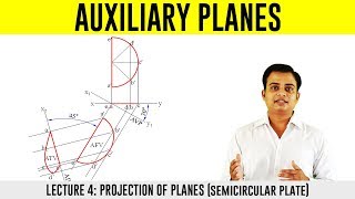 Auxiliary PlaneProjection of PlaneLecture 4 [upl. by Elijah]