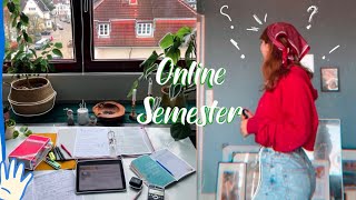 Wie ich mich auf das Online Semester vorbereiteتجربیات تحصیل در کرونا [upl. by Hanaj587]