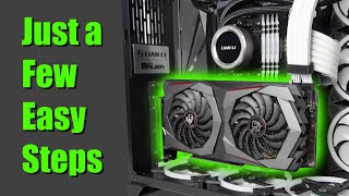 How to Install a Vertical GPU Lian Li 011 Dynamic [upl. by Niltyak]