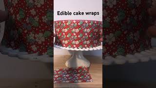 Wafer paper cake wraps for easy cake decorating [upl. by Lesna]