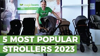 5 Most Popular Strollers 2023  UPPAbaby Vista Bumprider Connect 3 Nuna Mixx Bugaboo Butterfly Bob [upl. by Carter]