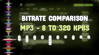 MP3 Bitrate Comparison  8 to 320 Kbps Epic Music [upl. by Nade]