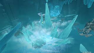 Thaw all the shards out 13 Frost totems Puzzle Genshin Impact [upl. by Ecikram902]