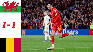 Wales vs Belgium Extended 11 Highlights amp All Goals 2021  Bruyne goal  Kieffer Moore goal [upl. by Symon]