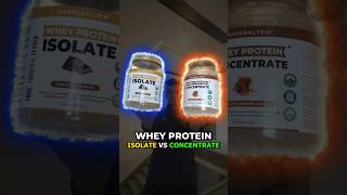 Whey protein Concentrate Vs Isolate shockingtruth exercise [upl. by Saval]