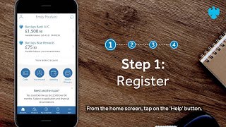 The Barclays app  How to register on a new device [upl. by Docilla26]