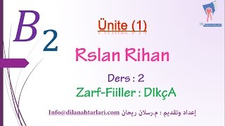 تعلم اللغة التركية الدرس الثاني من المستوى الرابع B2 اللاحقة DIkçA [upl. by Nosauq516]