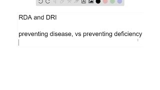 Why is the Recommended Dietary Allowance RDA being phased out in favor of the Daily Reference Int… [upl. by Eisnyl552]