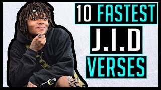 10 FASTEST JID Verses [upl. by Virnelli]