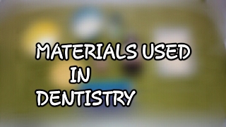 Materials used in dentistryprostodontic laboratory materialsDrpoojireddy [upl. by Eednac18]