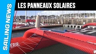 Les panneaux solaires avec Francis Joyon à bord dIDEC [upl. by Revned927]