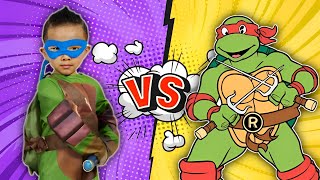 Calvin amp kaison Vs teenage mutant ninja turtles Subway running Gameplay  CKN toys [upl. by Rogovy]