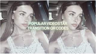 popular transition qr codes  videostar [upl. by Alletsirhc]