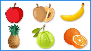 Learn Fruits Name in English  Fruit Names for Kids  Preschool Learning  Fun Videos for Toddlers [upl. by Fredericka]