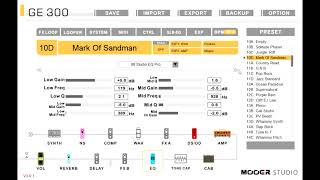 Tweaking a Mooer GE300 stock preset [upl. by Otes]