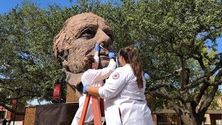 Nursing Students Unplug Mirabeaus Nose 😲  Lamar University [upl. by Aneeled398]