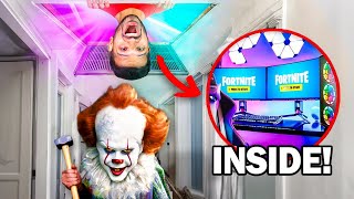 We Built A Secret Room To Hide From A Killer Clown [upl. by Iarahs802]