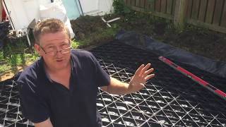 ECODECK Paving Driveway and Duramax Woodside Shed Base Grid Review Part 1 [upl. by Tailor]