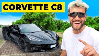 VI MOSTRO LA MIA NUOVA MACCHINA🤩CORVETTE C8 STINGRAY [upl. by Rawdin]