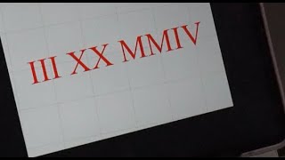 ROMAN NUMERALS TATTOO [upl. by Hasen762]