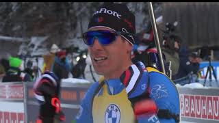 Ruhpolding Mens Pursuit  202122 Biathlon World Cup [upl. by Mabelle832]