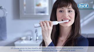 New Oral B GENIUS Electric Toothbrush – How it works [upl. by Letnom]