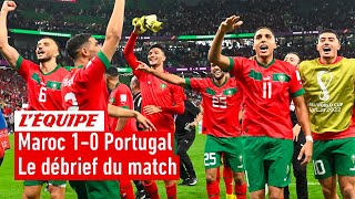 Maroc 10 Portugal  Le débrief de la qualification historique du Maroc Coupe du monde 2022 [upl. by Intyre984]